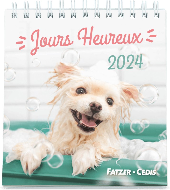Calendrier 2024 Chaton heureux