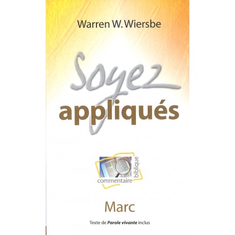 Soyez appliqés - Marc