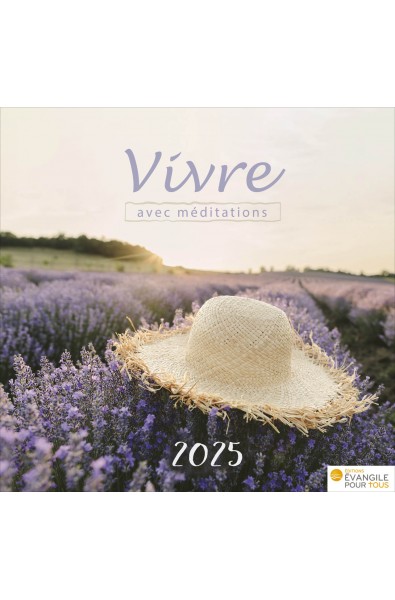 Calendrier "Vivre" 2025