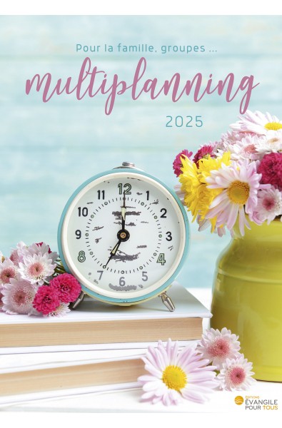 Calendrier à suspendre "Multiplanning" 2025