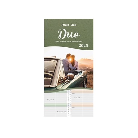 Calendrier "Duo" 2025