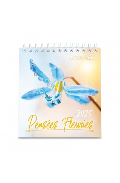 Calendrier "Pensées fleuries" 2025