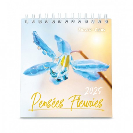 Calendrier "Pensées fleuries" 2025