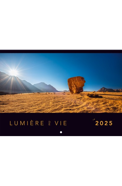 Calendrier "Lumière de vie" 2025