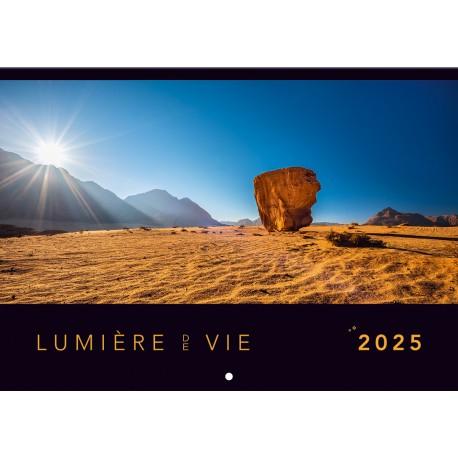 Calendrier "Lumière de vie" 2025