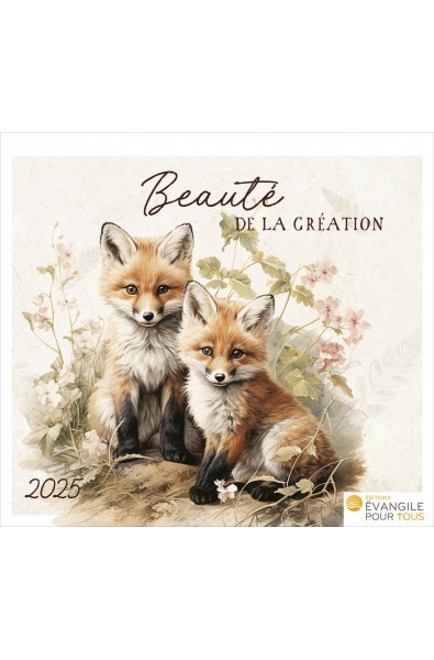 Calendrier "Beauté de la création" 2025