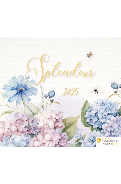 Calendrier "Splendeur" 2025