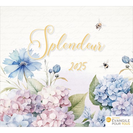 Calendrier "Splendeur" 2025