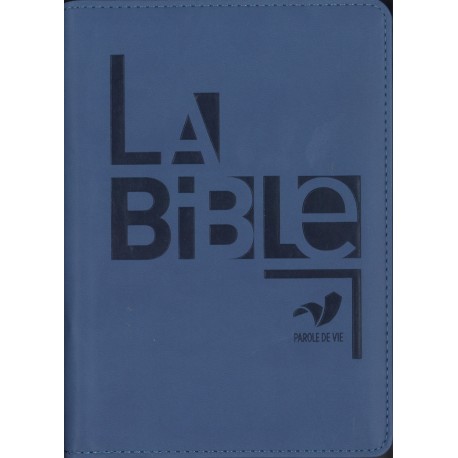 Bible PDV bleue, glissière, onglets