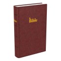 Bible Darby format compact rigide, brun-rouge