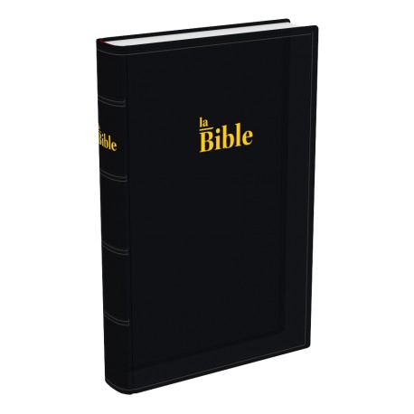 Bible Darby format compact rigide, brun-rouge