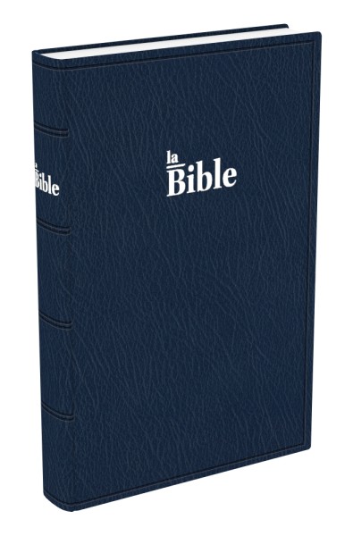 Bible Darby grand format, souple bleu